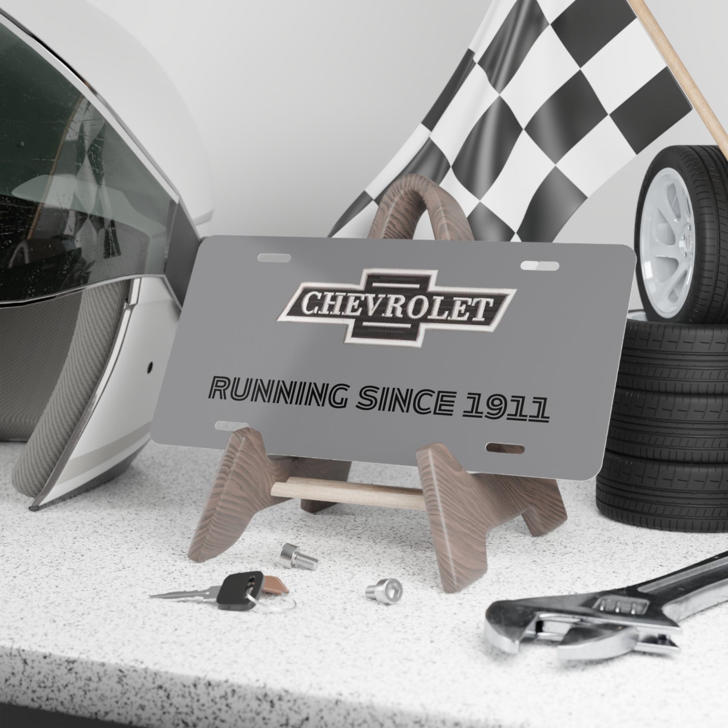 Chevrolet Running Since 1911 Vanity Plate