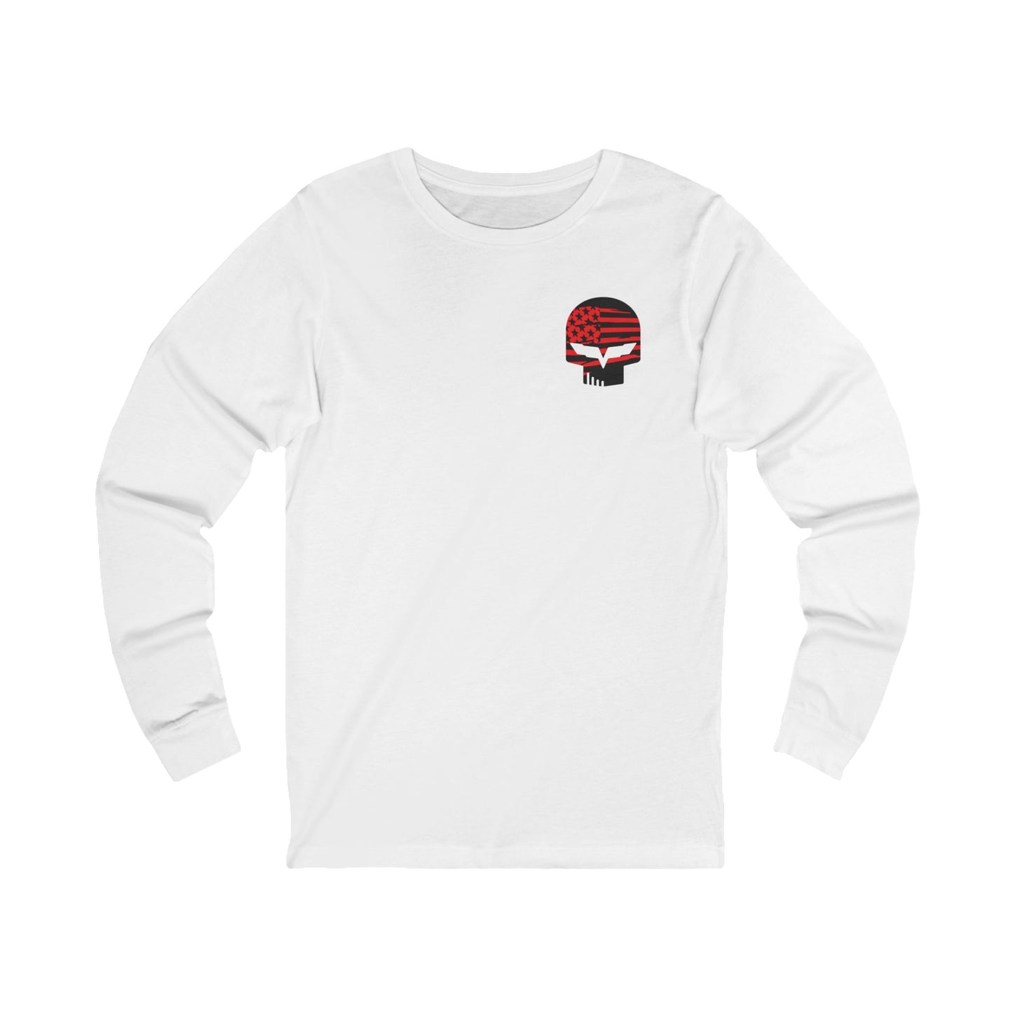 Corvette Racing Skull Long Sleeve Tee
