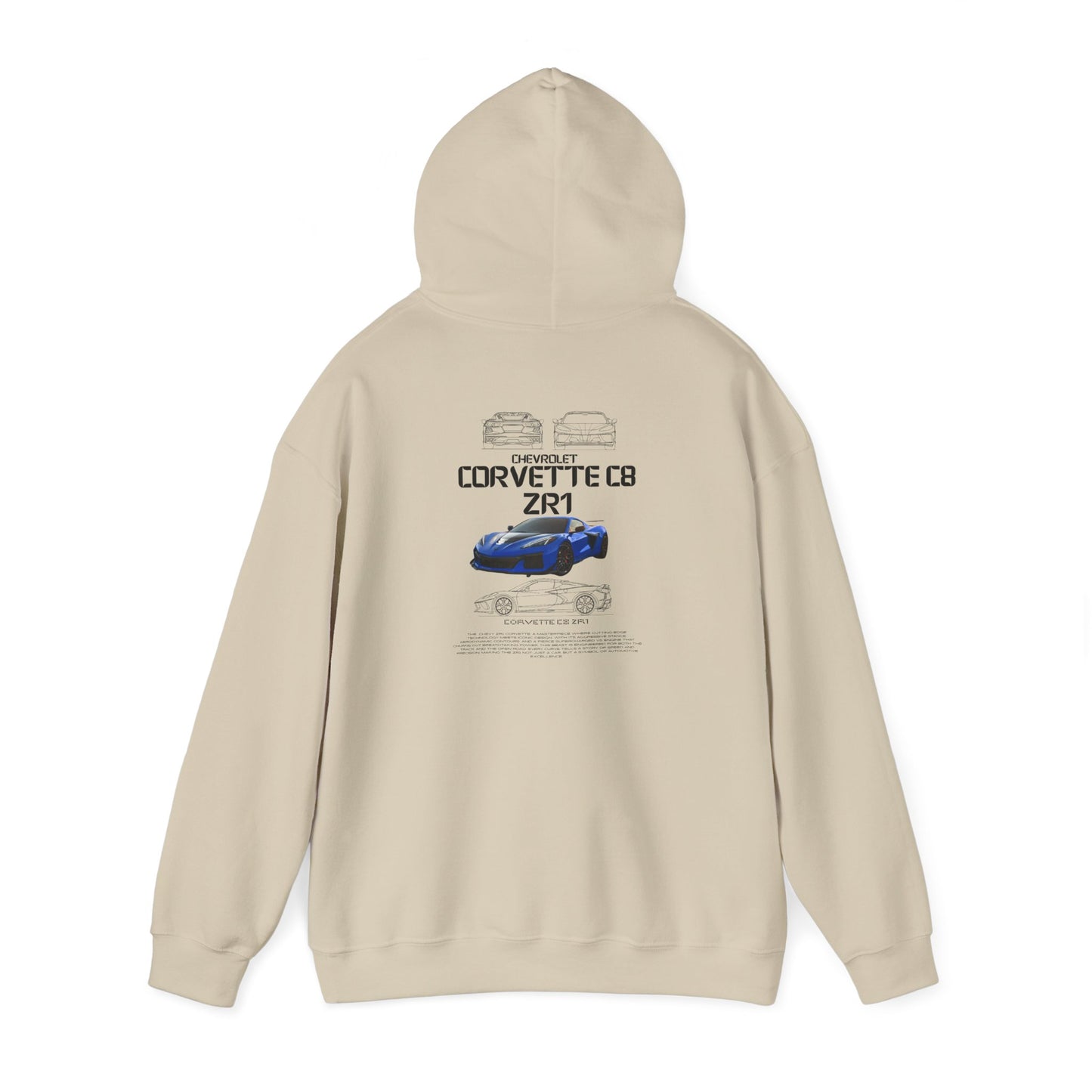 Corvette C8 ZR1 Blueprint Hoodie