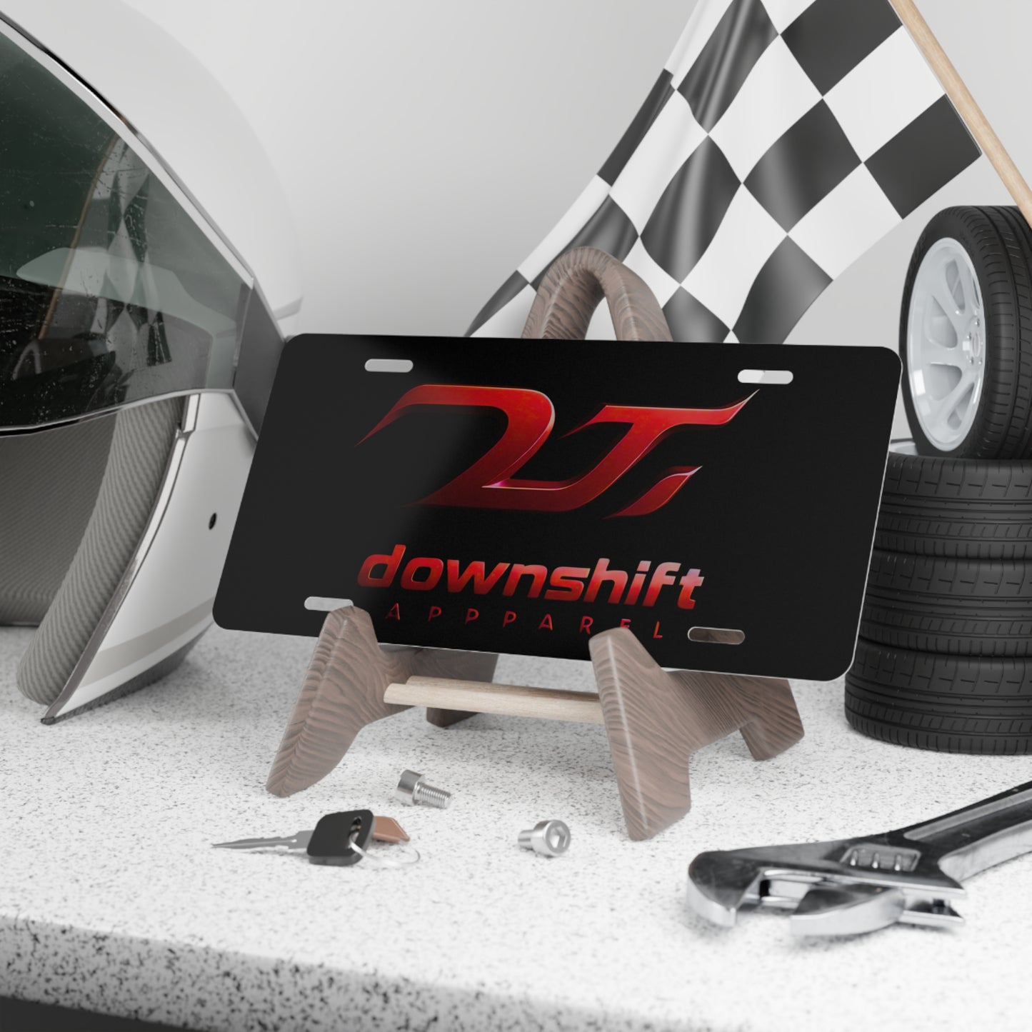 Downshift Apparel Vanity Plate