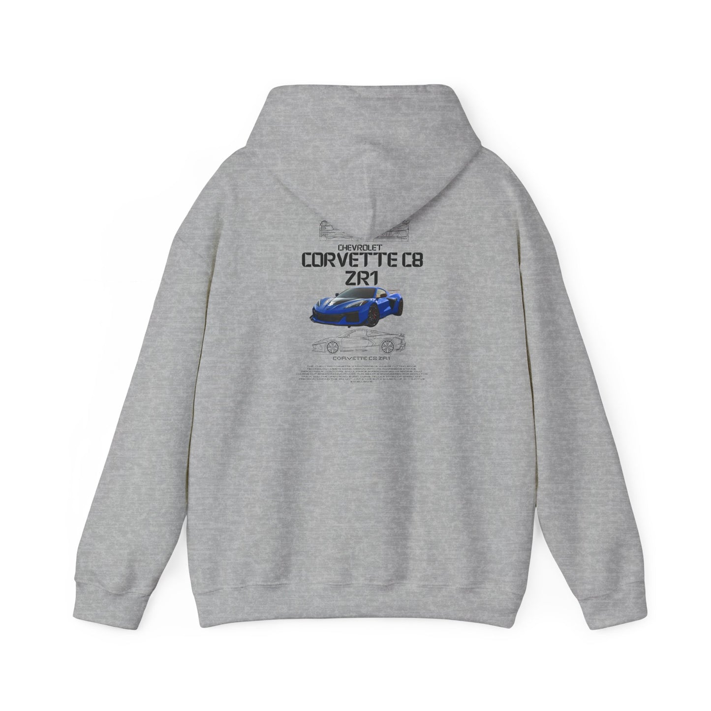 Corvette C8 ZR1 Blueprint Hoodie