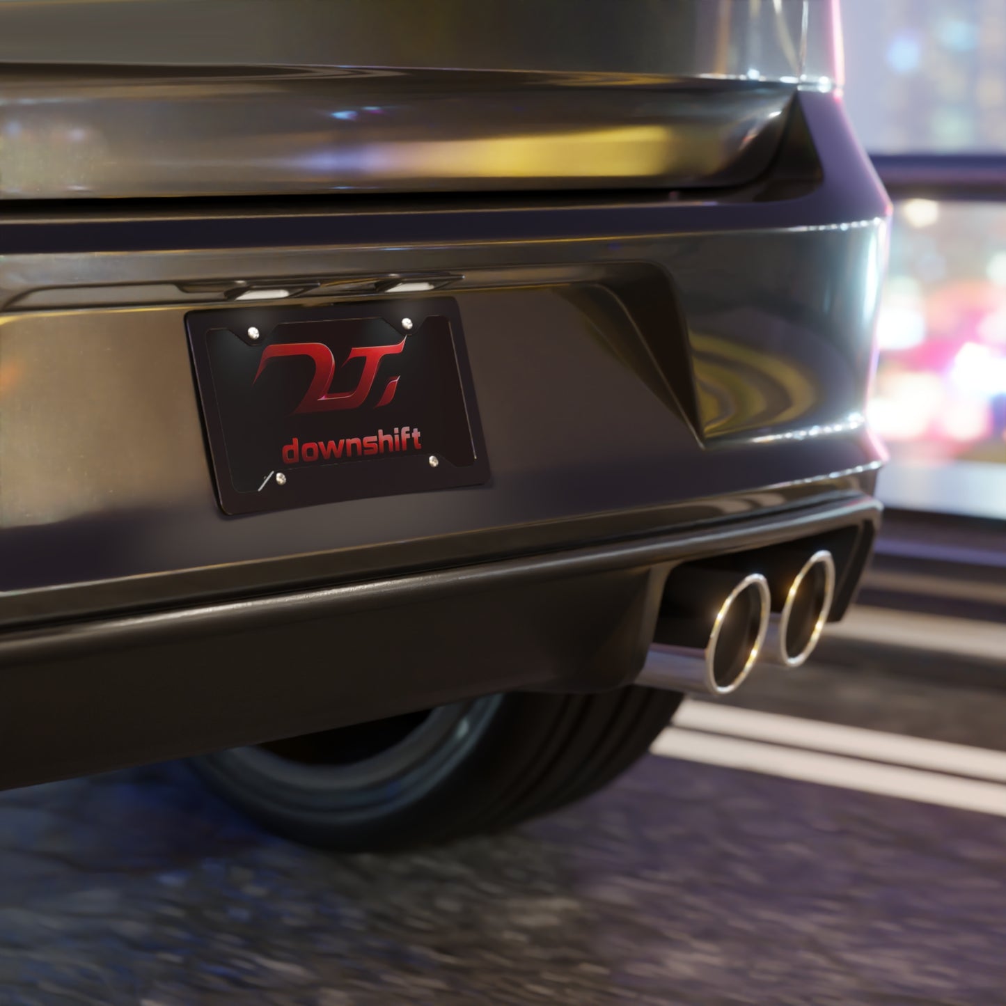 Downshift Apparel Vanity Plate