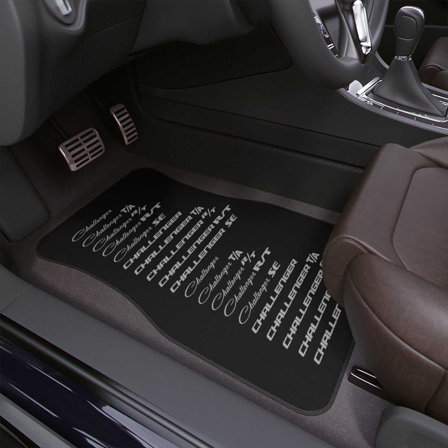 Challenger-Themed Car Floor Mat