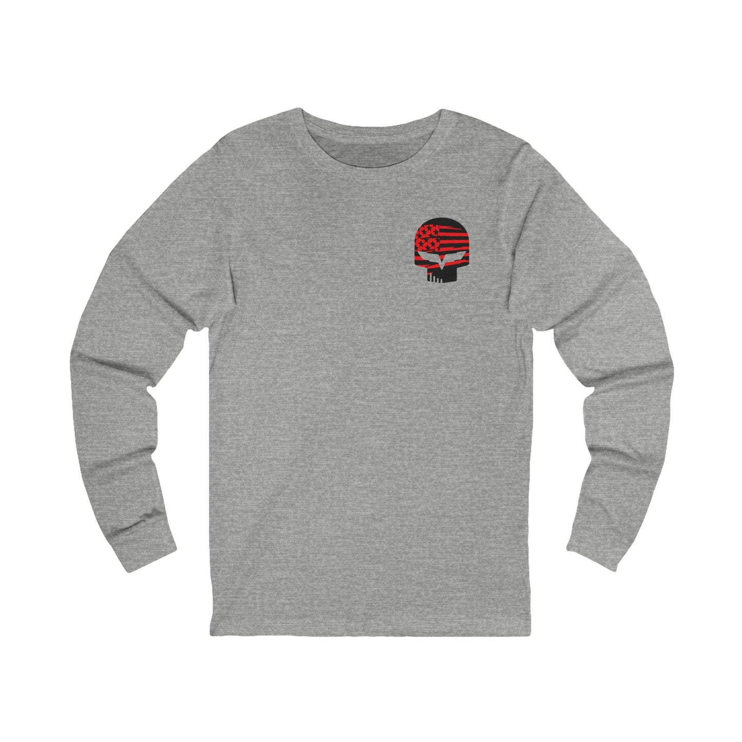Corvette Racing Skull Long Sleeve Tee