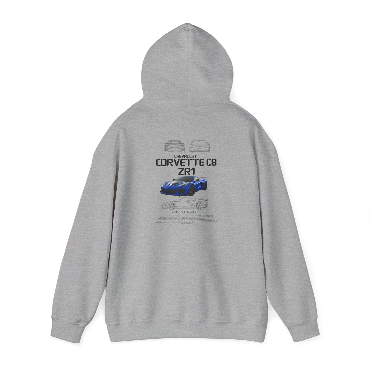 Corvette C8 ZR1 Blueprint Hoodie