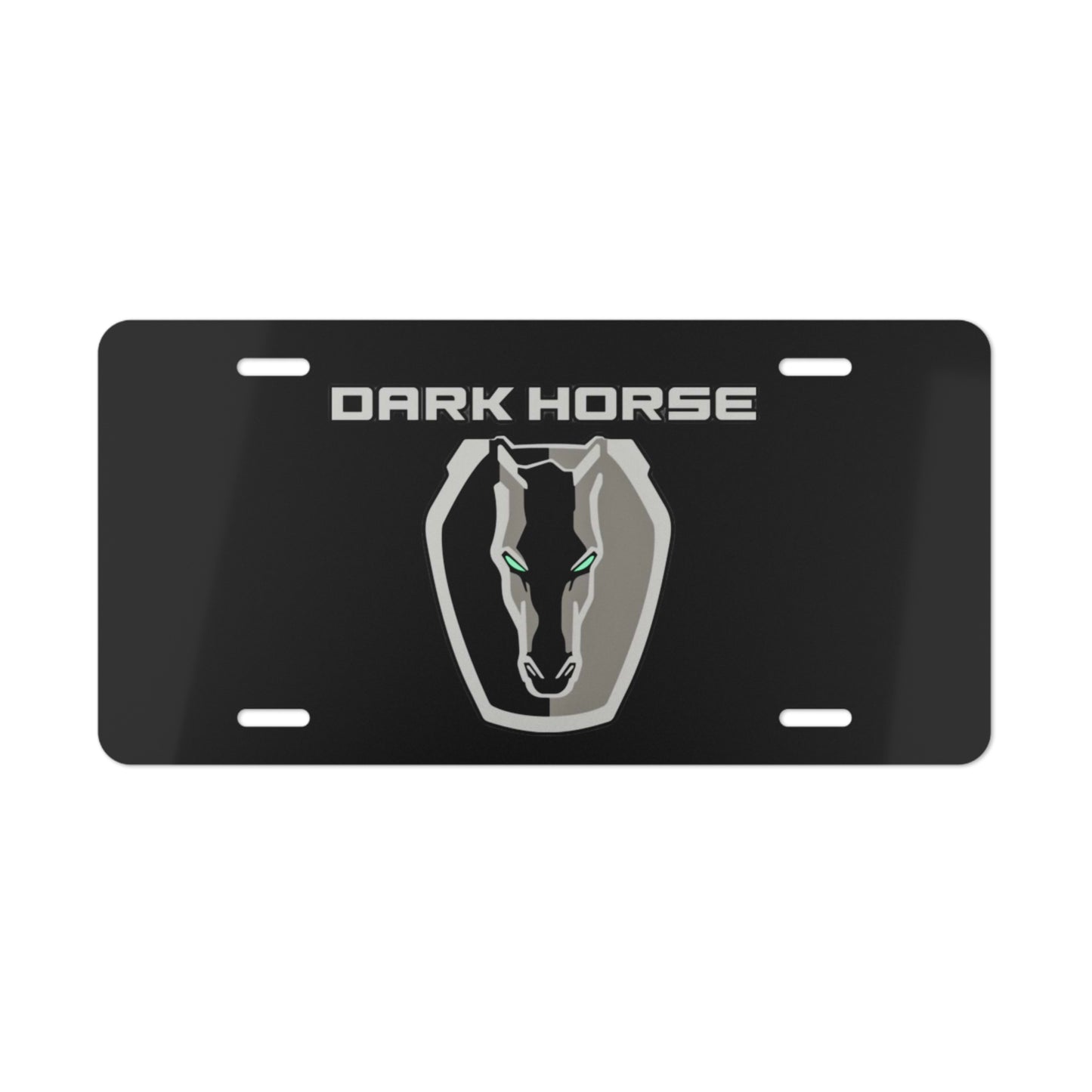 Dark Horse Vanity Plate