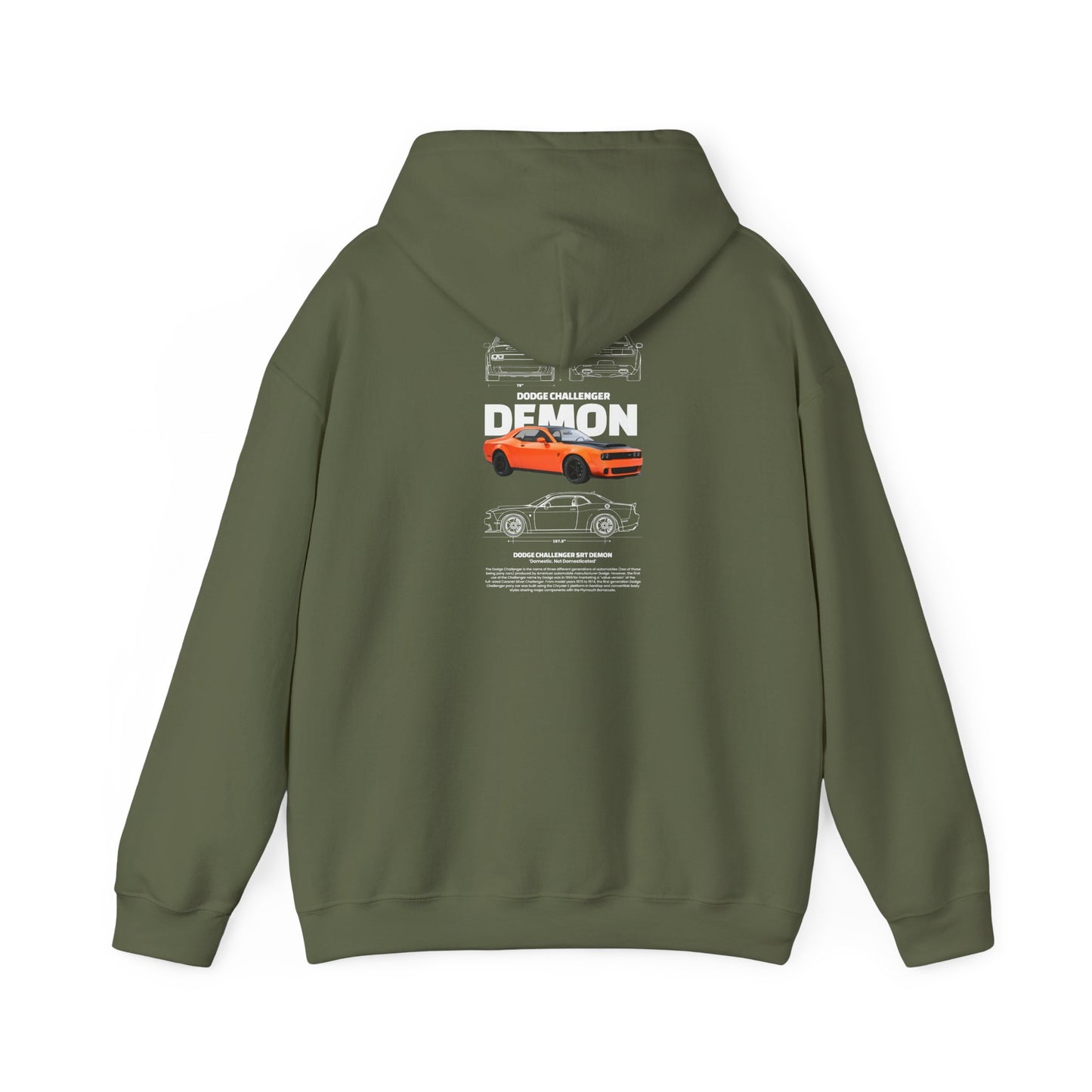 Dodge Demon Blueprint Hoodie