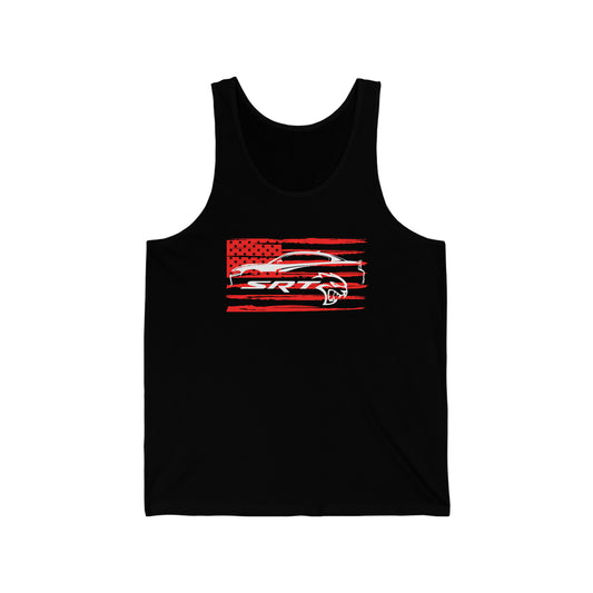 SRT charger Flag Tank Top