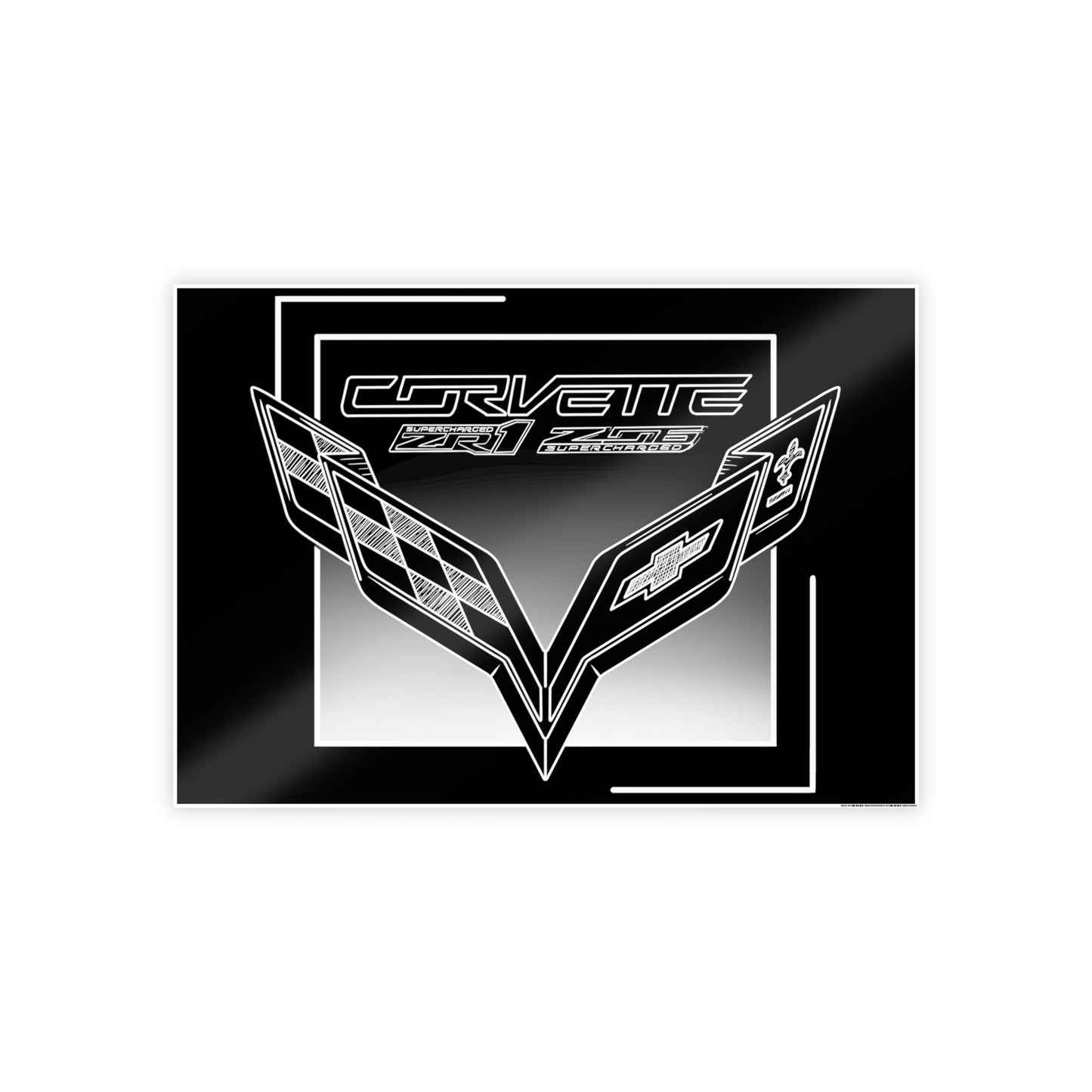 Corvette Z06 Zr1 Gloss Posters