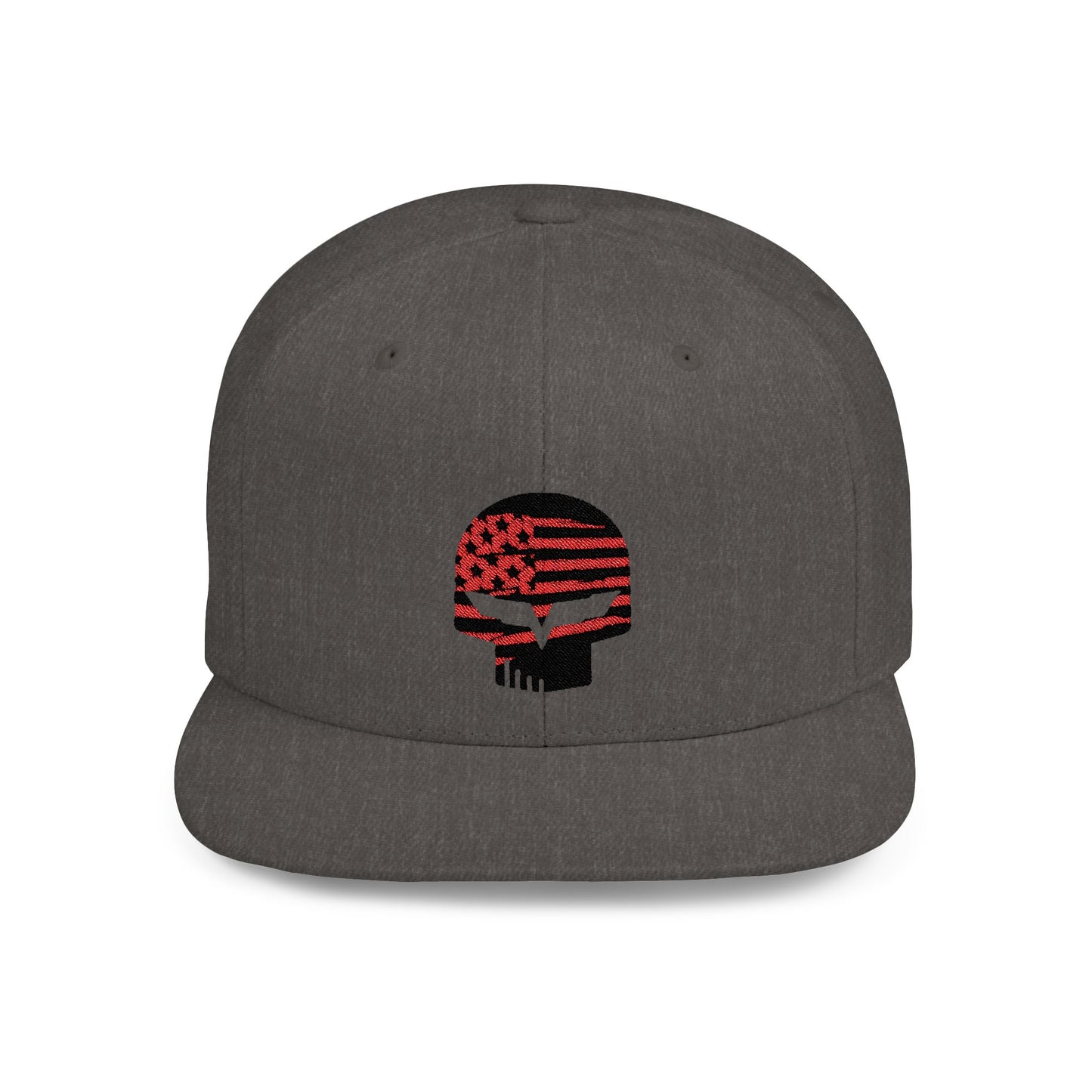 Corvette Skull Snapback Hat