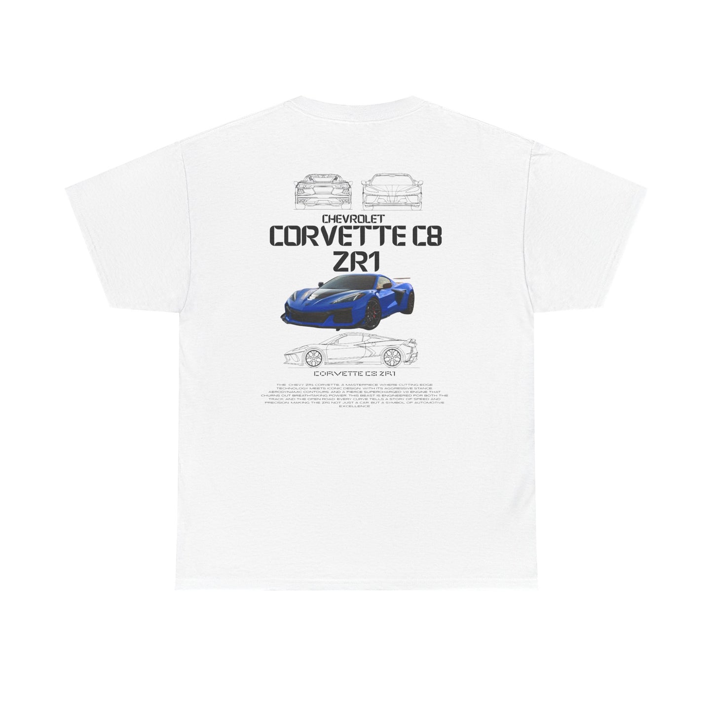 Corvette C8 ZR1 Blueprint Tee