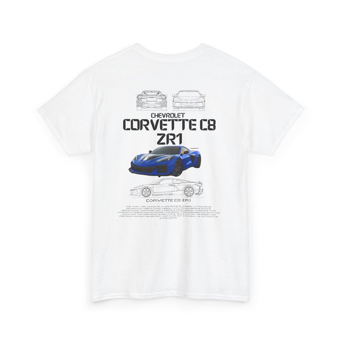 Corvette C8 ZR1 Blueprint Tee