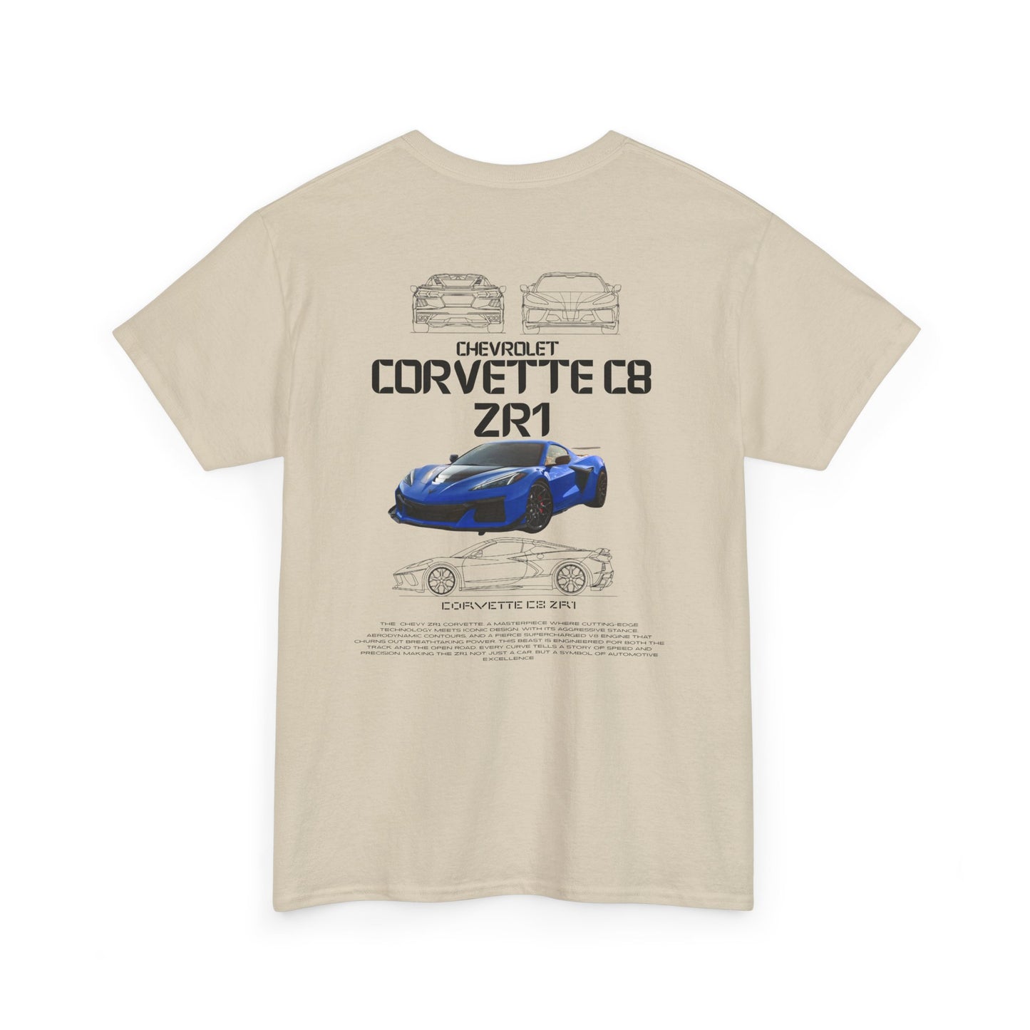 Corvette C8 ZR1 Blueprint Tee