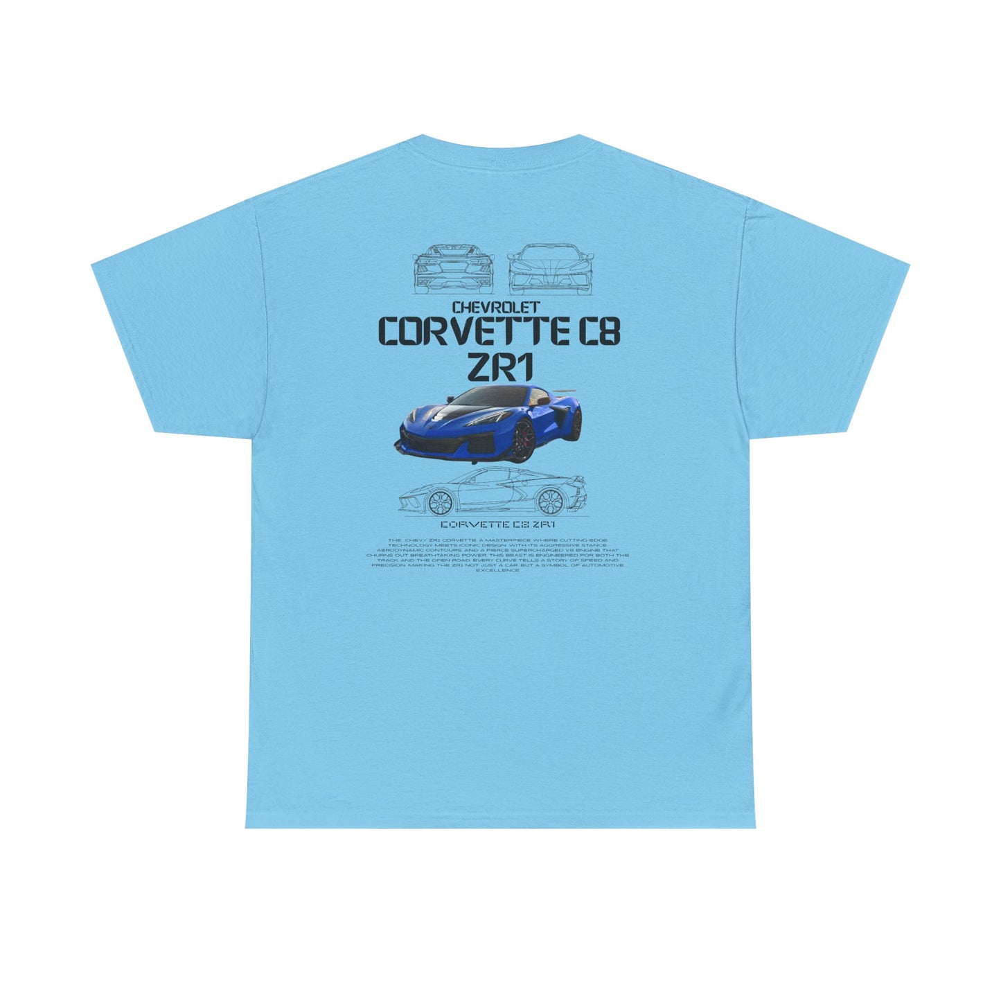 Corvette C8 ZR1 Blueprint Tee