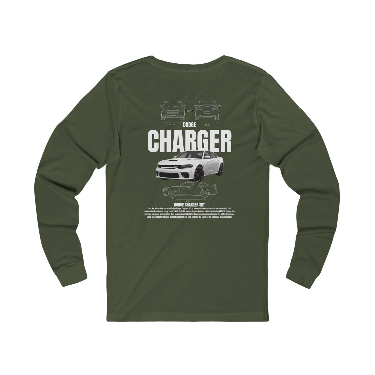 Dodge Charger SRT Blueprint Long Sleeve Tee