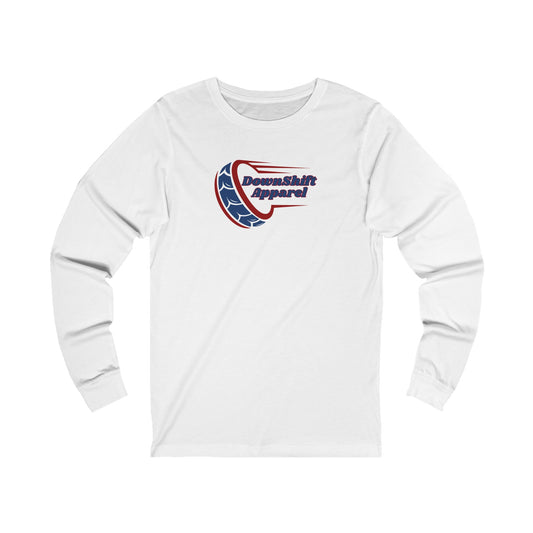 Downshift logo long sleeve tee